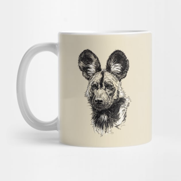 African wild dog by SakalDesign